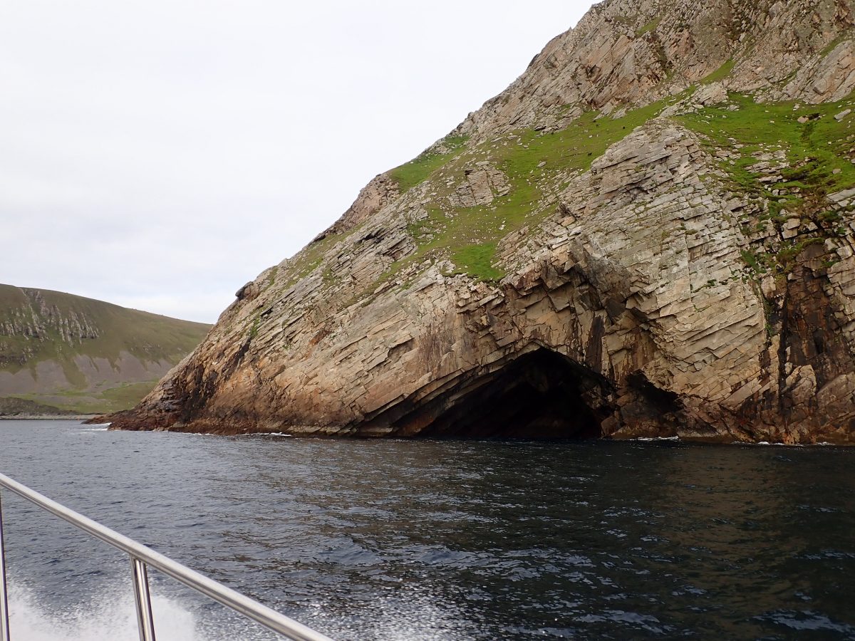 Scotislands Scottish islands St Kilda cave
