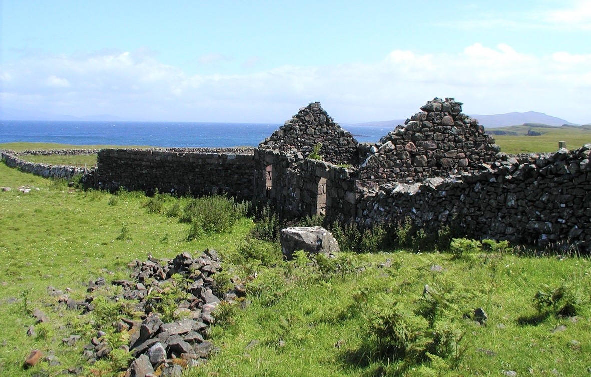 Sanday Small Isles croft ruin