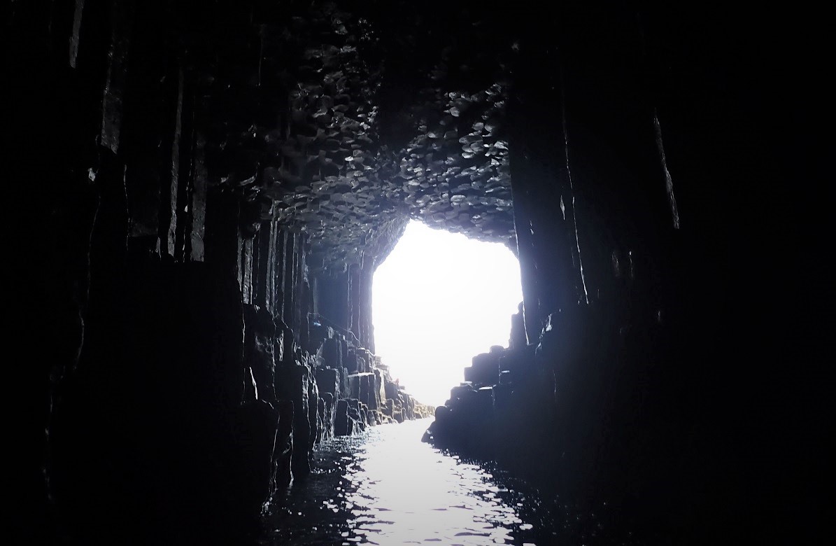 Inside Fingal's Cave Staffa Scotland