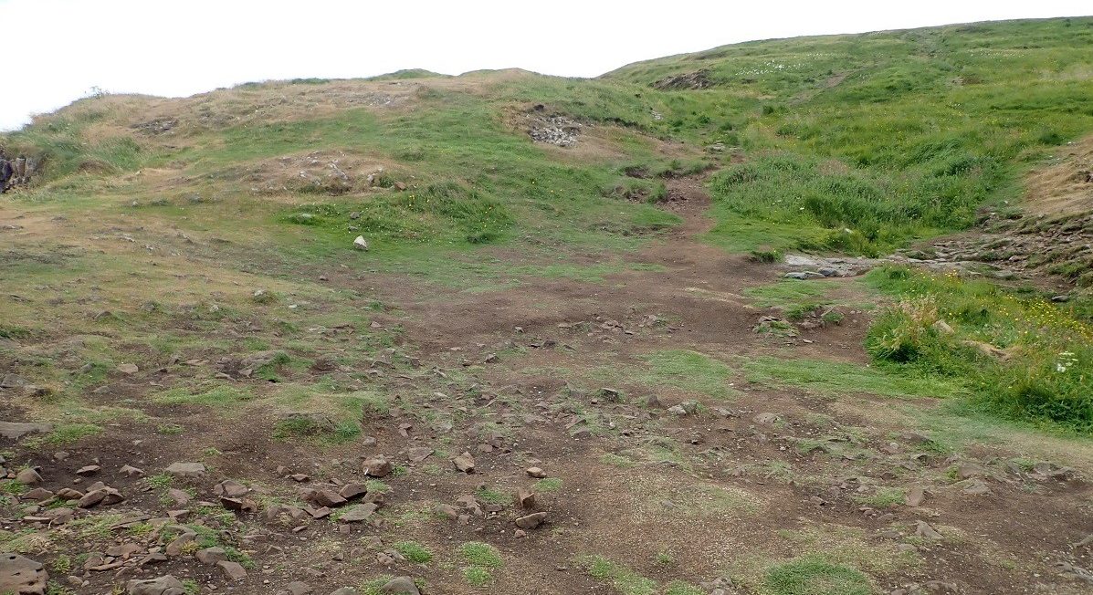Staffa erosion to paths