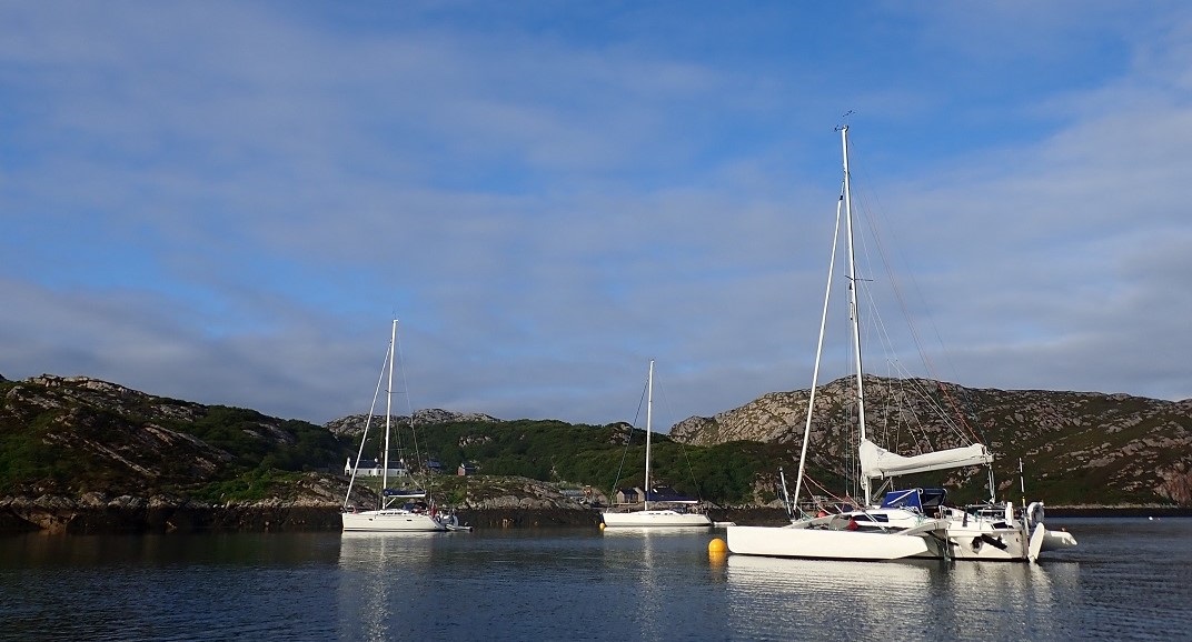 Acairseid Mhor anchorage island of Rona