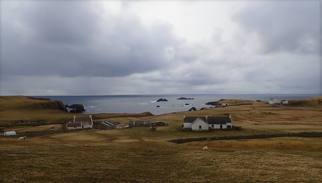 Looking to south shore of Fair Isle
