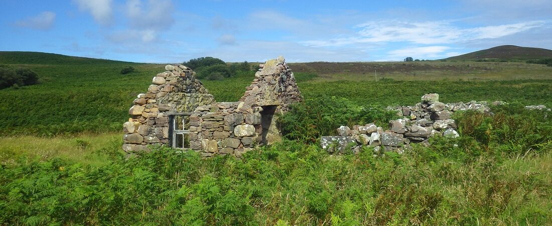 Ruined cottage Gruinard Anthrax island
